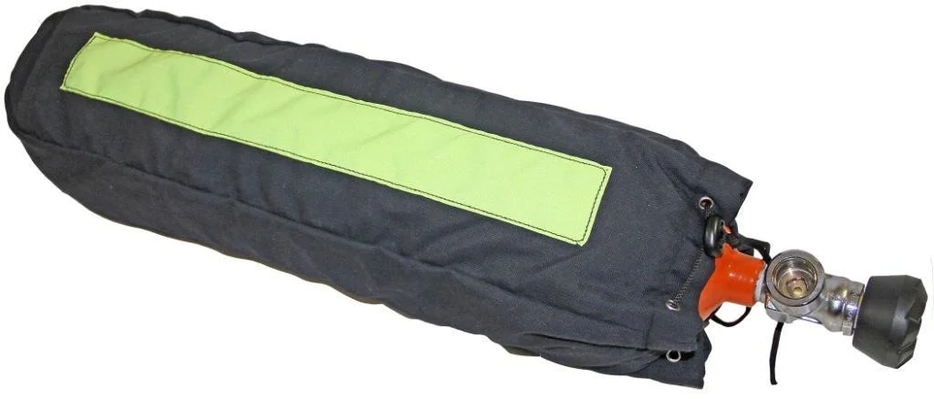 Чехол для баллона защитный из огнестойкой ткани с боковыми карманами для спас устройства ПТС Эвакуационные устройства